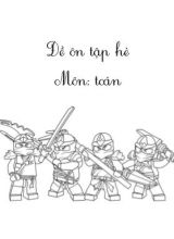 Đề ôn tập hè môn Toán Lớp 2 - Chuyên đề 1 Tìm thành phần chưa biết